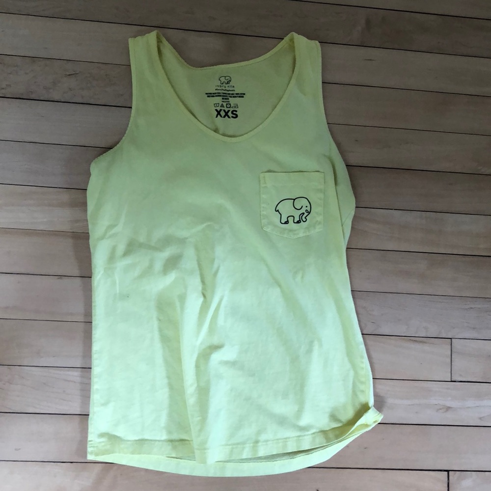 Yellow Ivory Ella tank top